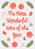 Pretty Christmas Card - Most Wonderful Time Of The Year created by Kamiya Chirodian