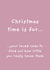 Funny Christmas Card - Little You Know Your Loved Ones - Typography created by original fox designs