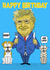 Funny Birthday Card - Donald Trump - Presidential Debate - Eating Pets created by Helen Giddings