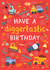 Cute Birthday Card - Tractor - Trucks - Diggers created by Pear Tree Press