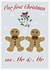 Cute Christmas Card - Gingerbread Men - First Christmas Together - LGBTQ+ created by onethirtysix_am