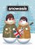 Funny Christmas Card - Snowasis - Oasis - Liam & Noel Gallagher created by Atwood & Atwood