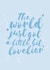 Cute New Baby Card - The World Just Got A Little Bit Lovelier - Baby Boy created by Bow & Bell