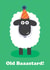 Funny Birthday Card - Old BAAAstard - Cheeky Sheep Pun created by Studio Boketto