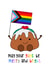 Cute Christmas Card - LGBTQ+ - Christmas Pudding created by Lots of Love, Hannah 