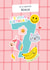 Cute 7th Birthday Card - For Niece - Stickers created by Macie Dot Doodles