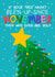 Funny Christmas Card - Christmas In November - Tree Decorating created by Ludicrous Prints