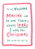 Funny Christmas Card - For Husband - Christmas List - Mariah Carey created by Bow & Bell