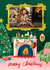 Cute Christmas Card - Cosy - Fireplace created by Carla Ellis