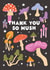 Cute Thank You Card - Mushrooms - Thank You So Mush created by @tikkled.pink