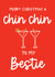 Fun Christmas Card - To My Bestie - Cocktail Glasses created by Word Up Creative