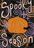 Spooky season Halloween pumpkin card created by eronmur