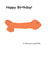 Funny Birthday Card - Goldfish - Rude created by Paperlink and Meraki Greeting Cards
