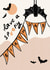 Spooky Birthday Card - Halloween - Bats - October Birthday created by Lauren Barclay