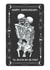 Anniversary card - Til Death Do Us Part Tarot Card Skeletons - The Lovers created by Born and Raised Creative