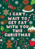 Funny Christmas Card - Festive Food - I Can't Wait To Get Fat With You created by Pink Peach Cards
