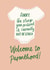 Funny New Baby Card - Welcome To Parenthood - No Sleep created by Cuppa Cosy