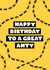 Punny Birthday Card - For Aunty - Anty - Ants created by Bev O'Connor || @oconnordesign
