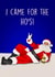 Cheeky Christmas Card - Santa - I Came For The Ho's! created by Poppy & Mabel