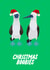 Funny Christmas Card - Peruvian Booby - Boobies - Pun created by The Marmalade Cat