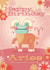 Cute Birthday Card - Star Sign - Aries - Frog created by Ellie MH Designs