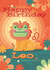 Cute Birthday Card - Star Sign - Leo - Frog created by Ellie MH Designs