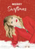 Cute Christmas card - Taylor Swift Pun - Merry Swiftmas created by Choo Choo