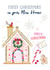 Classic Christmas Card - First Christmas In Your New Home - Gingerbread House created by Katie Phythian Design