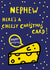 Cute Christmas Card - For Nephew - Cheese Pun created by Earlybird