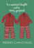Cute Christmas Card - For Daughter And Her Girlfriend - Matching Pyjamas created by Oh Halibut