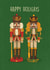 Funny Christmas Card – LGBTQ+ - Holigays - Nutcrackers created by Kasia Cards