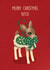 Funny Christmas Card – Deer Ornament – Merry Christmas Bitch created by Kasia Cards