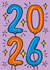 Cute New Year Card - 2025 - Balloons NYE created by TeePee Creations