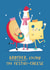 Funny Christmas Card - For Brother - Cheese created by Painted Parasol Studio