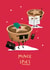 Funny Christmas Card - Mince Spies - Pun created by Painted Parasol Studio