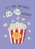 Cute Birthday Card - Popcorn created by @Laura Lonsdale Designs