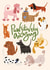 Cute Birthday/Thank You Card - Pawsitively Amazing - Dog Pun created by AbiGoLucky