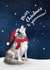 Cute Christmas Card - Wolf - Howling Christmas Wishes created by Debbie Daley Illustrations