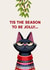 Funny Christmas Card - Grumpy Cat - Tis The Season To Be Jolly... created by Folio | Ian Owen