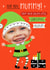 Cute Christmas Card - For Mum - Cheeky Helper - Elf created by Dalia Clark Design