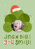 Cute Christmas Card - Jingle Bells - Sprouts - Farts created by Joanne Hawker