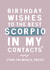 Funny Birthday Card - Best Scorpio - Horoscope - Star Sign created by Too Wordy