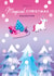 Cute Christmas Card - For Daughter - Unicorn created by Holly Fox