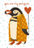 Cute Anniversary/Valentines Day Card - Penguin - Pebble created by AbiGoLucky
