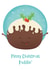 Cute Christmas Card - Christmas Pudding - Puddin created by @Laura Doran - Creative Design
