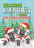 Funny Christmas Card - Sheep - Seasons Bleatings - From Our Flock to Yours created by Atwood & Atwood