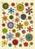 Retro Just Because Card - Flowers - Funky Pattern created by racwo_shows