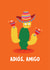 Funny Leaving Card - Adiós Amigo - Cactus created by Lucy Maggie Designs