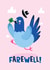 Cute Leaving Card - Farewell - Pigeon created by Lucy Maggie Designs