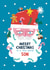 Cute Christmas Card - For Son - Santa Claus Beard created by Alice Mole Illustration
